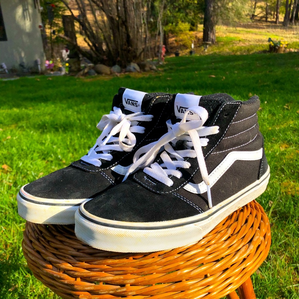 High Top Black Vans